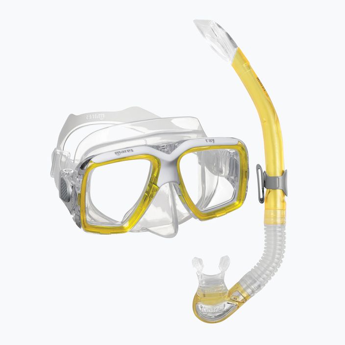 Snorkeling szett Mares Combo Ray yellow/white/clear