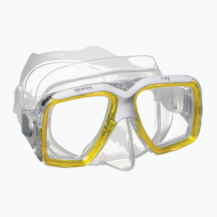 Snorkeling szett Mares Combo Ray yellow/white/clear 2