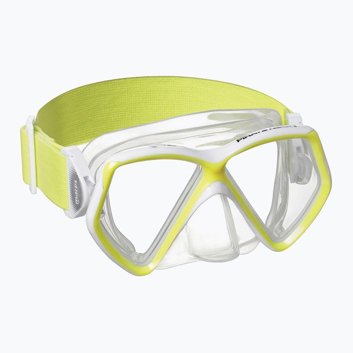 Gyermek snorkeling szett Mares Combo Pirate Neon yellow/white/clear 411788SF 2