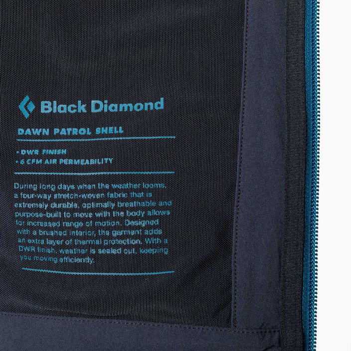 Black Diamond Dawn Patrol férfi softshell dzseki kék APP1SD4015LRG1 10