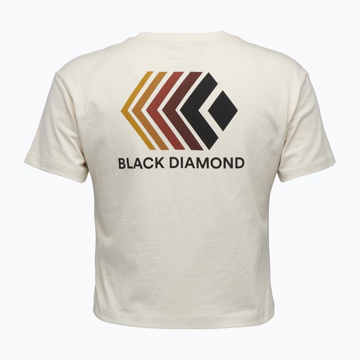 női póló Black Diamond Faded Crop laurel off white 5