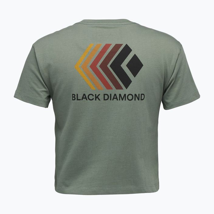 női póló Black Diamond Faded Crop laurel green 5