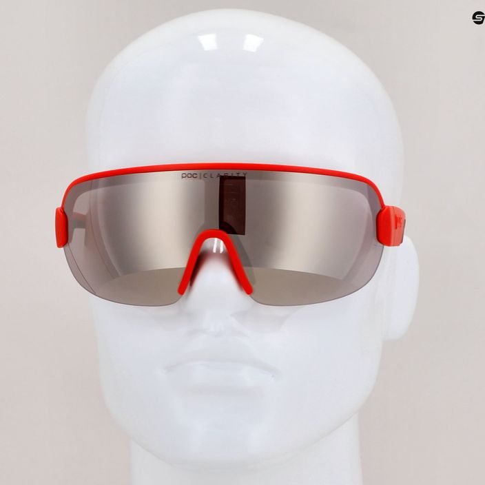 Kerékpáros szemüveg POC Aim prismane red/clarity road silver 8
