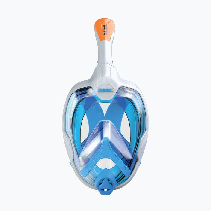 Teljes arcú maszk snorkelinghez SEAC Magica white/orange 2