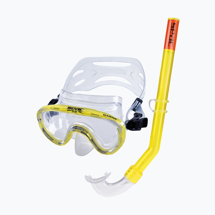 SEAC Marina sárga gyermek snorkeling szett