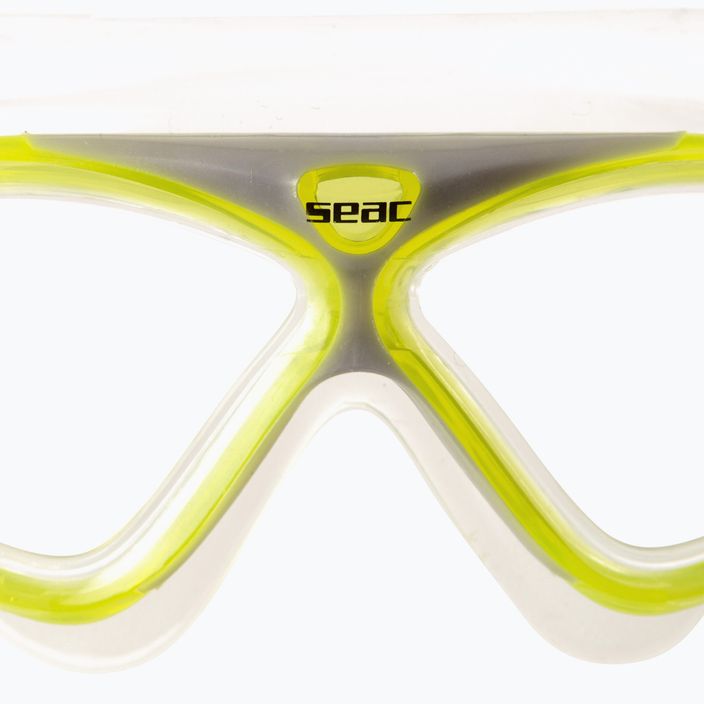 SEAC Vision Jr gyermek úszómaszk sárga 5