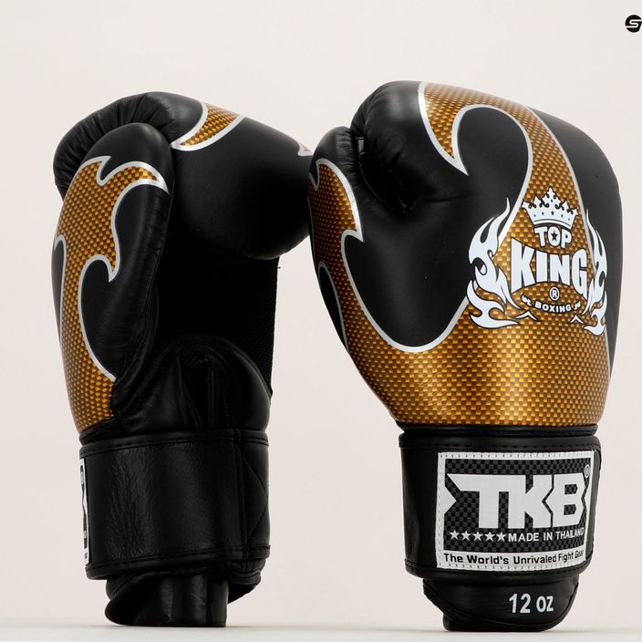 Top King Muay Thai Empower ökölvívókesztyű fekete TKBGEM-01A-BK 7