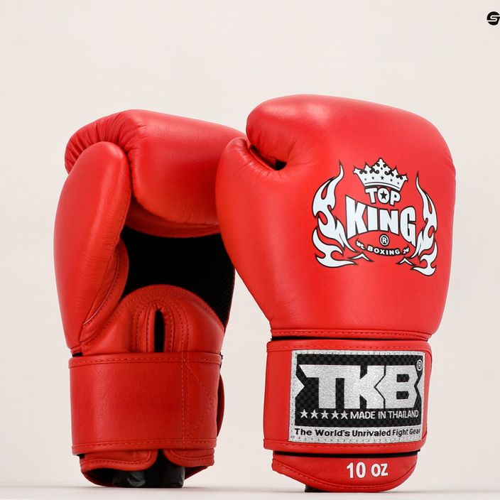 Top King Muay Thai Ultimate Air bokszkesztyű piros TKBGAV-RD 7