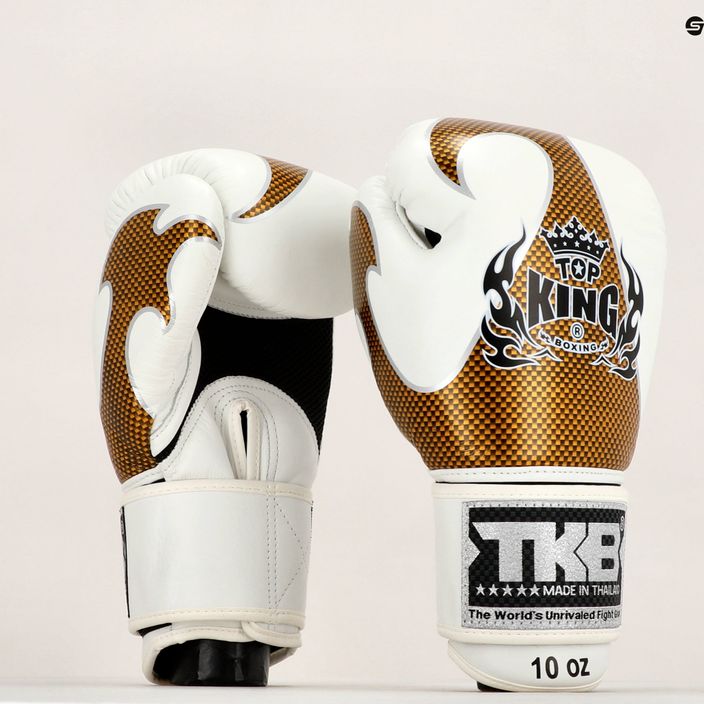 Top King Muay Thai Empower ökölvívókesztyű fehér TKBGEM-01A-WH 7