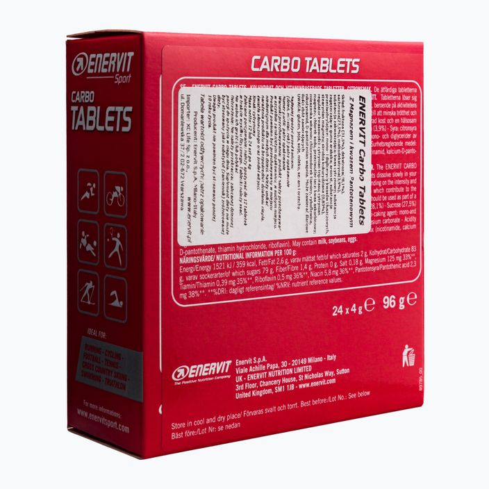 Chew Carbo Enervit szénhidrát 24 tabletta citrom 98378 2
