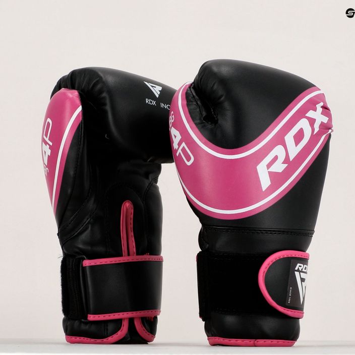 RDX gyermek bokszkesztyű fekete és rózsaszín JBG-4P 18