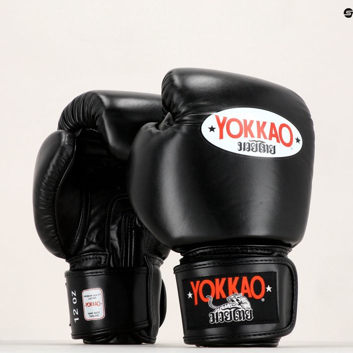 YOKKAO Matrix bokszkesztyű fekete BYGL-X-1 8