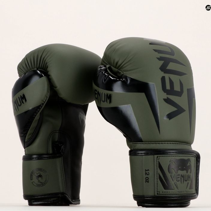 Férfi bokszkesztyű Venum Elite zöld VENUM-1392 13