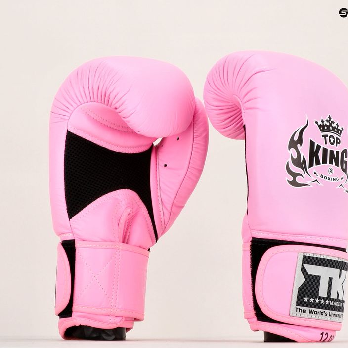 Top King Muay Thai Ultimate Air rózsaszín bokszkesztyű TKBGAV 7
