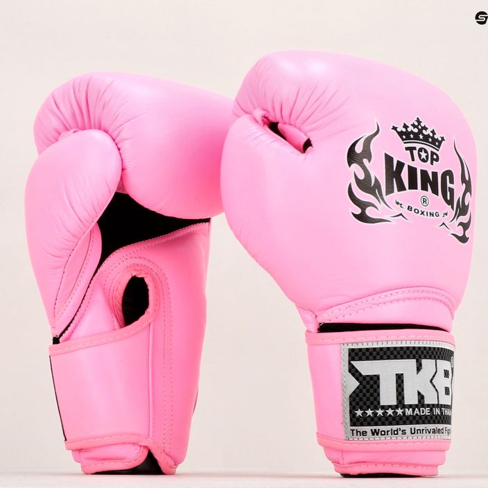 Top King Muay Thai Super Air bokszkesztyű rózsaszín TKBGSA-PK 7