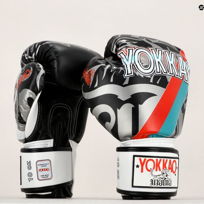 YOKKAO 90'S bokszkesztyű fekete BYGL-90-1 8