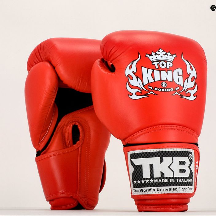 Top King Muay Thai Super Air bokszkesztyű piros TKBGSA-RD 7