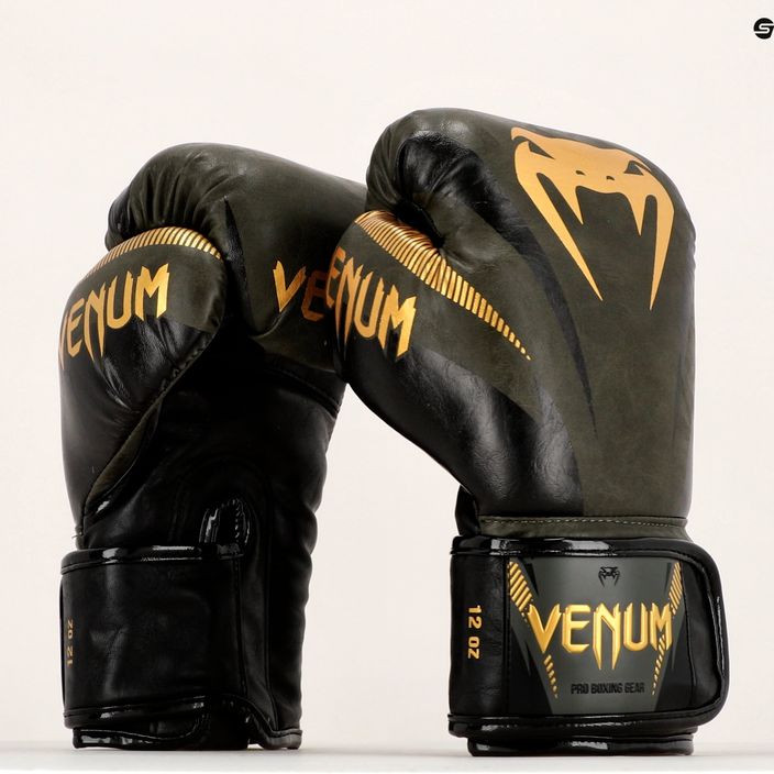 Venum Impact bokszkesztyű zöld 03284-230-10OZ 16