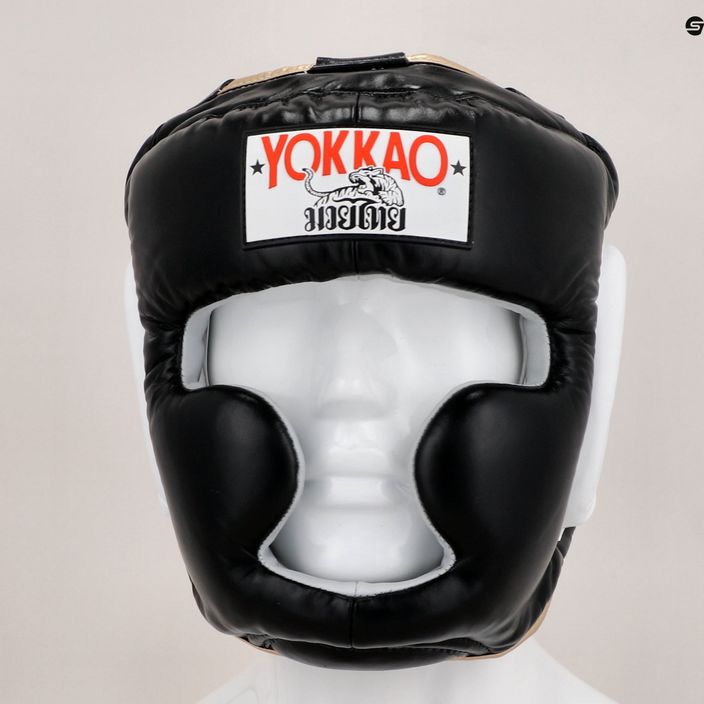 YOKKAO edző fejvédő harci sport sisak fekete HYGL-1-1 11