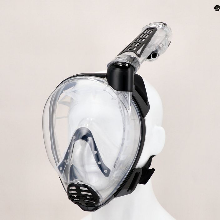 Cressi Duke Dry teljes arcú maszk snorkelinghez fekete XDT000050 XDT000050 6