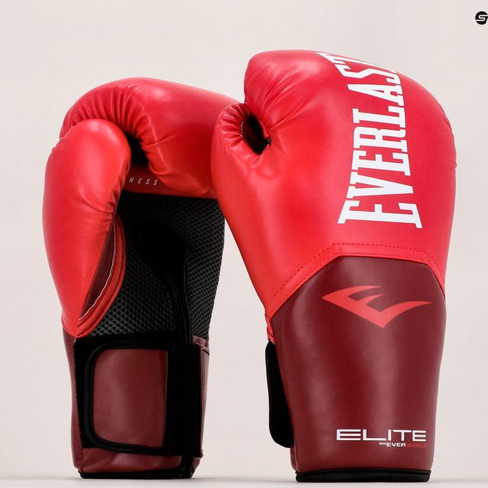 EVERLAST Pro Style Elite 2 piros bokszkesztyű EV2500 7