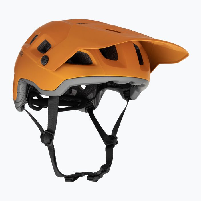 MET kerékpáros sisak Terranova narancssárga/titán metál matt