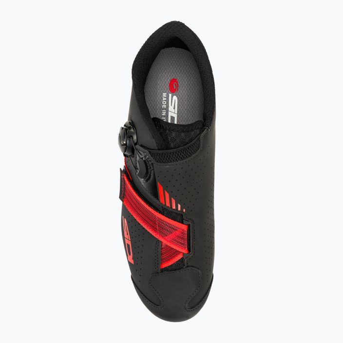 Sidi Prima fekete/piros férfi országúti cipő 5