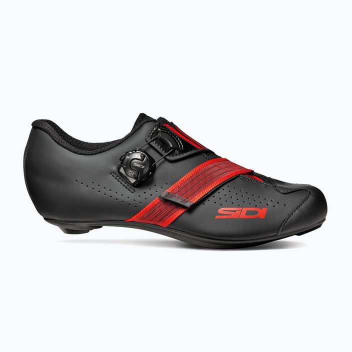Sidi Prima fekete/piros férfi országúti cipő 8
