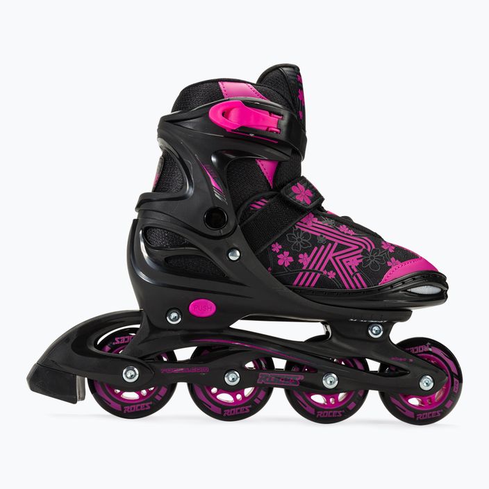 Roces Jokey 3.0 black/pink gyermek görkorcsolya 6