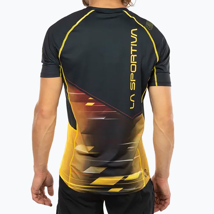 LaSportiva Wave férfi futópóló sárga és fekete P42999100 4