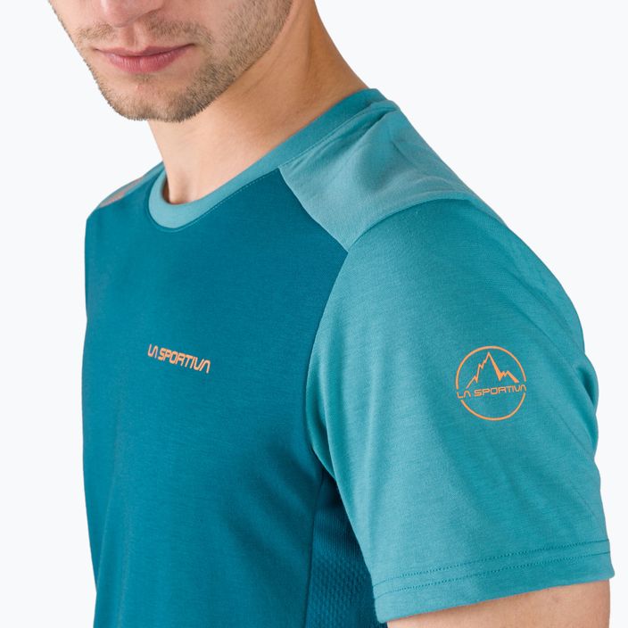 Férfi La Sportiva Grip hegymászó póló kék N87623624 4