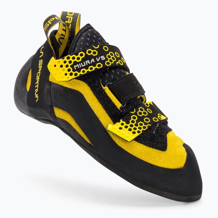 LaSportiva Miura VS férfi hegymászó cipő fekete/sárga 40F999100