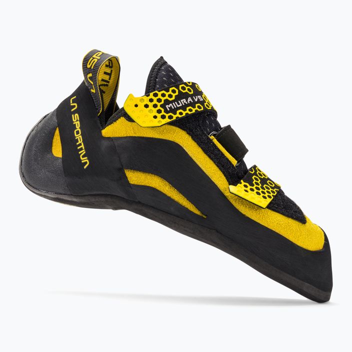 LaSportiva Miura VS férfi hegymászó cipő fekete/sárga 40F999100 2