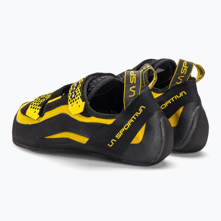 LaSportiva Miura VS férfi hegymászó cipő fekete/sárga 40F999100 3