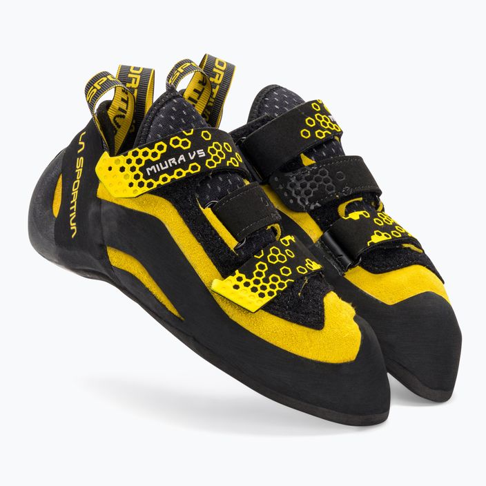 LaSportiva Miura VS férfi hegymászó cipő fekete/sárga 40F999100 4