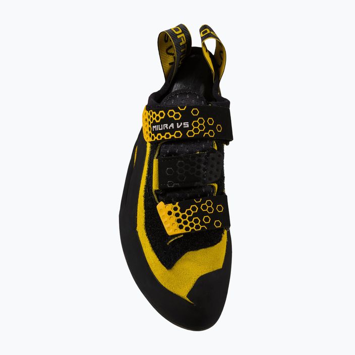 LaSportiva Miura VS férfi hegymászó cipő fekete/sárga 40F999100 12