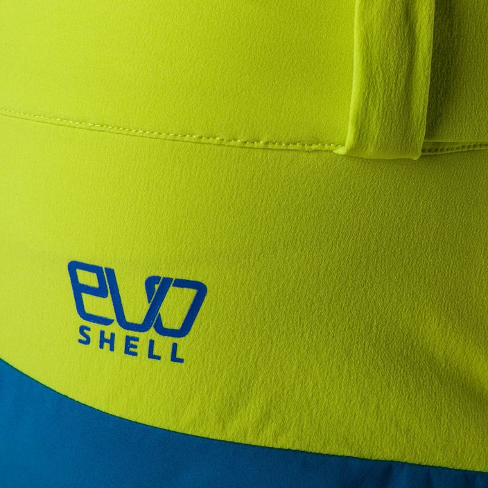Férfi La Sportiva Crizzle EVO Shell sangria/elektromos kék túranadrág membránnal 4