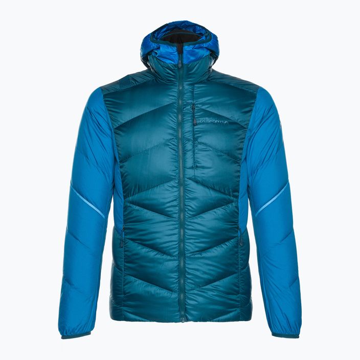 Férfi La Sportiva Bivouac Down kabát viharkék/elektromos kék 8