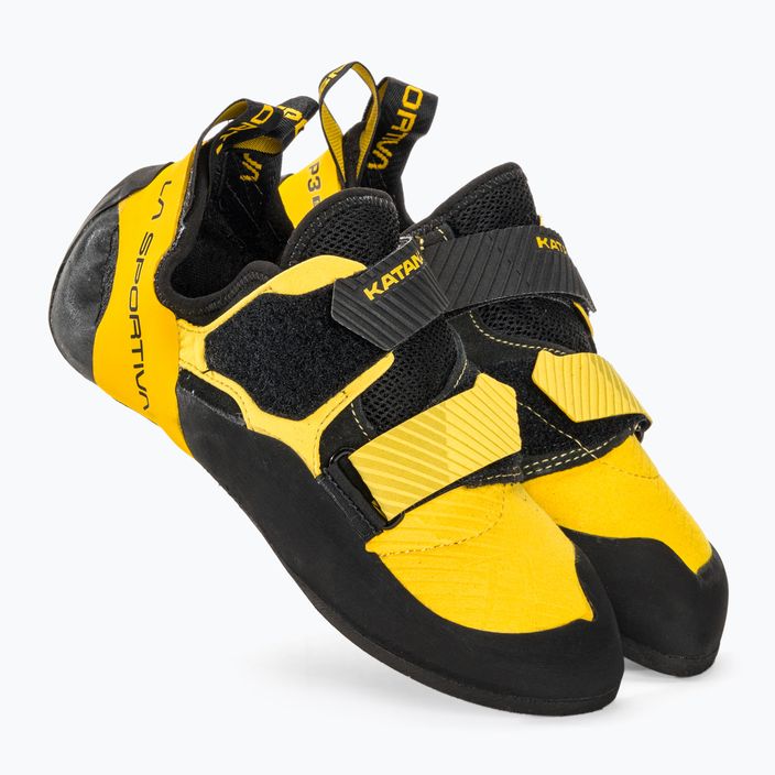 Férfi La Sportiva Katana hegymászócipő sárga/fekete 4