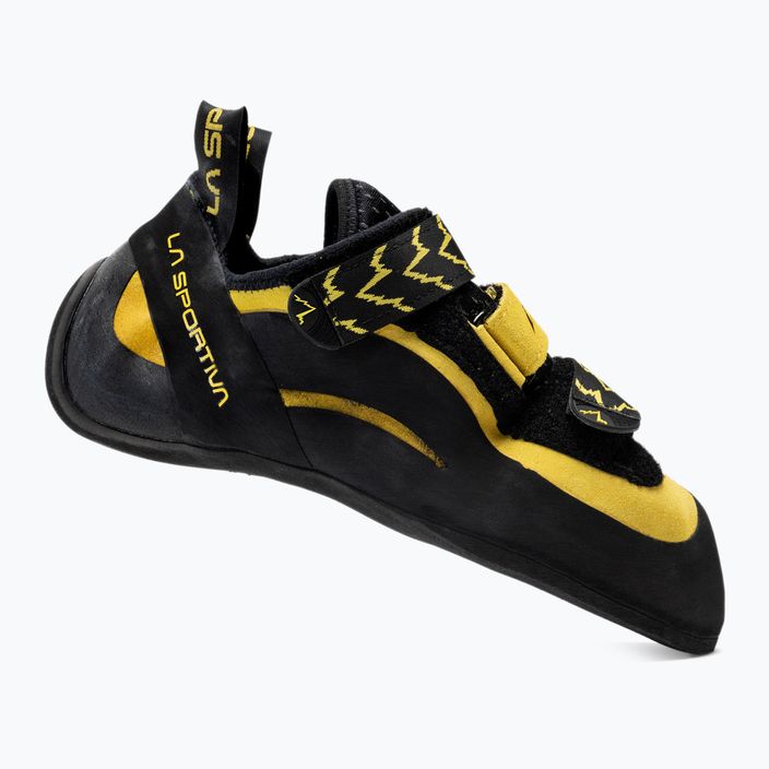 La Sportiva Miura VS férfi hegymászó cipő fekete/sárga 555 2