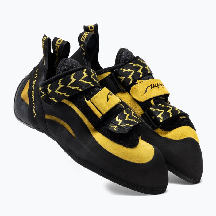 La Sportiva Miura VS férfi hegymászó cipő fekete/sárga 555 4