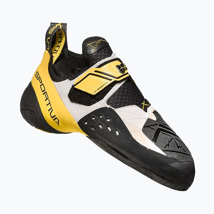 La Sportiva férfi Solution hegymászó cipő fehér és sárga 20G000100 12