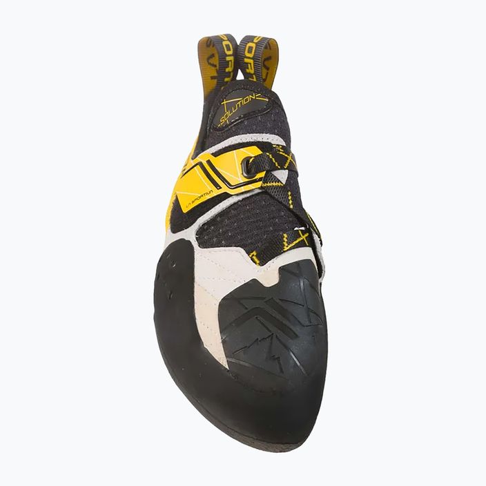 La Sportiva férfi Solution hegymászó cipő fehér és sárga 20G000100 14