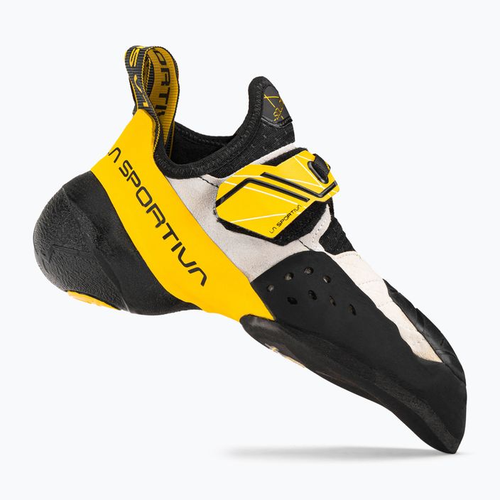 La Sportiva férfi Solution hegymászó cipő fehér és sárga 20G000100 2