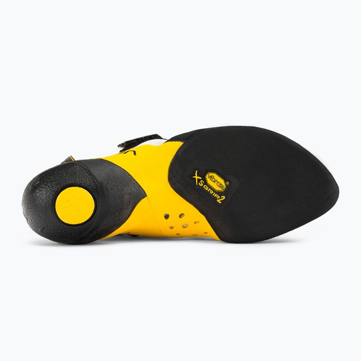 La Sportiva férfi Solution hegymászó cipő fehér és sárga 20G000100 5