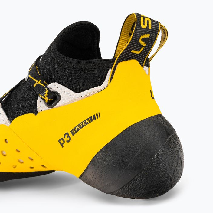La Sportiva férfi Solution hegymászó cipő fehér és sárga 20G000100 10