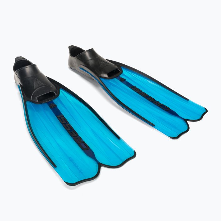 Cressi Rondinella Kid búvárszett gyerek táska maszk + snorkel + uszony kék CA189231 2