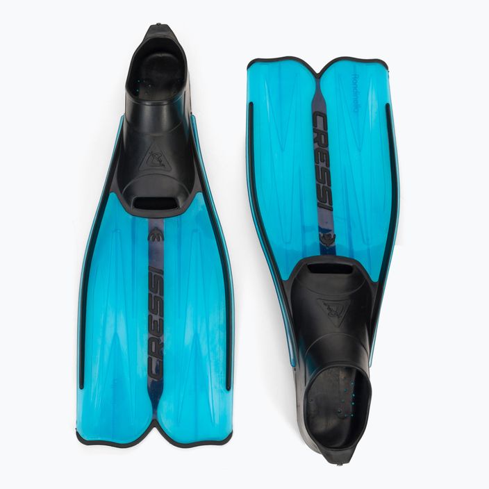 Cressi Rondinella Kid búvárszett gyerek táska maszk + snorkel + uszony kék CA189231 3
