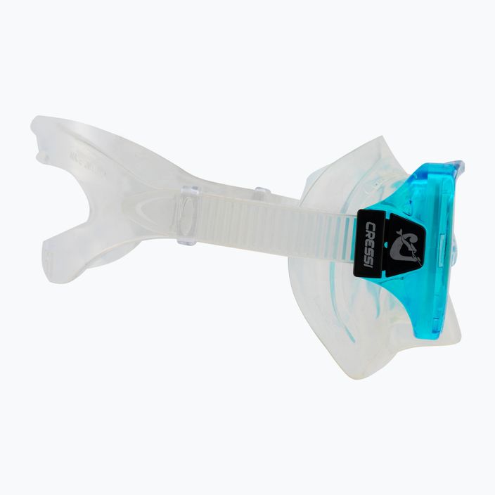 Cressi Rondinella Kid búvárszett gyerek táska maszk + snorkel + uszony kék CA189231 7