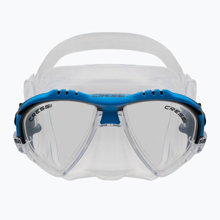 Cressi búvárszett Matrix + Gamma maszk + snorkel kék DS302501 2